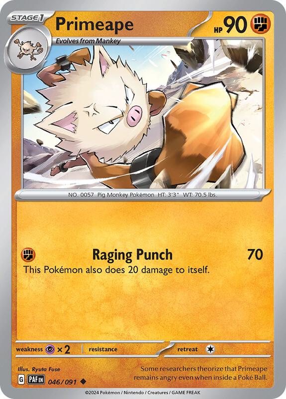 Primeape 046/091 - Paldean Fates