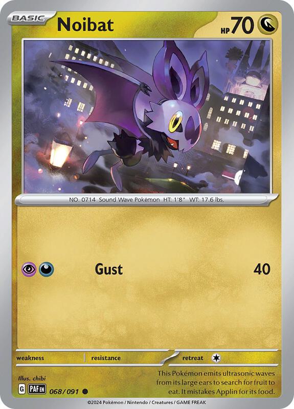 Noibat 068/091 - Paldean Fates