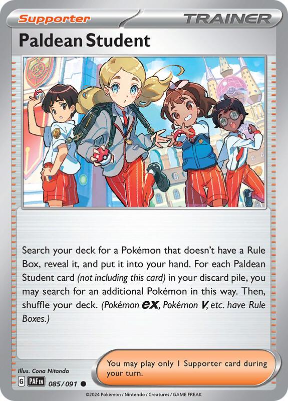 Paldean Student 085/091 - Paldean Fates