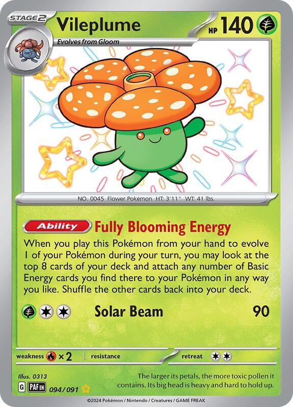 Vileplume 094/091 - Paldean Fates