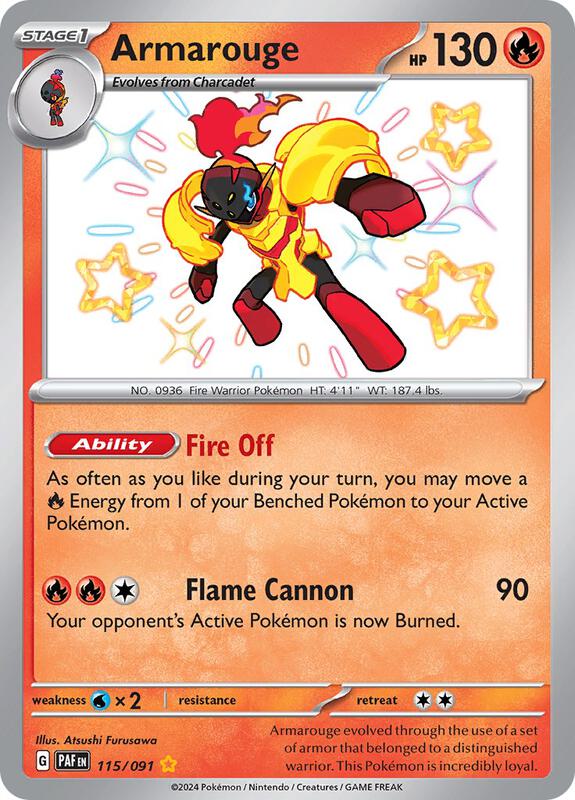 Armarouge 115/091 - Paldean Fates
