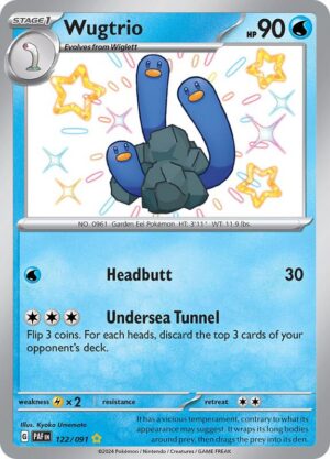 Wugtrio 122/091 - Paldean Fates