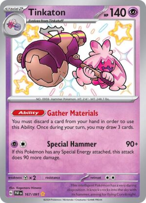 Tinkaton 167/091 - Paldean Fates
