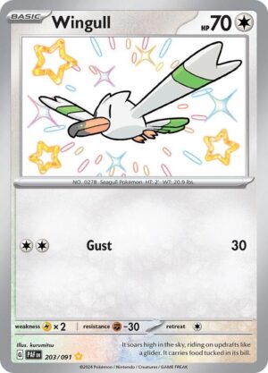Wingull 203/091 - Paldean Fates