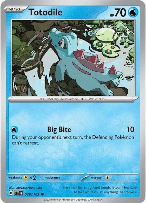 Totodile 039/162 - Temporal Forces