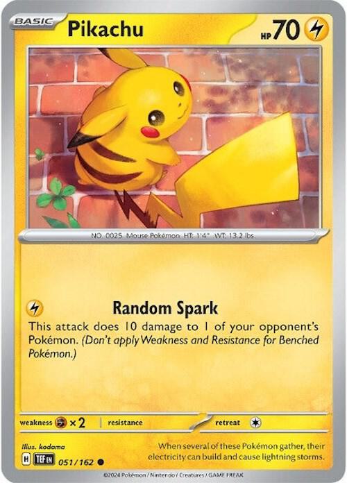 Pikachu 051/162 - Temporal Forces