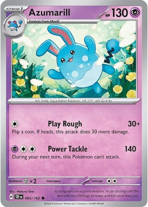 Azumarill 065/162 - Temporal Forces