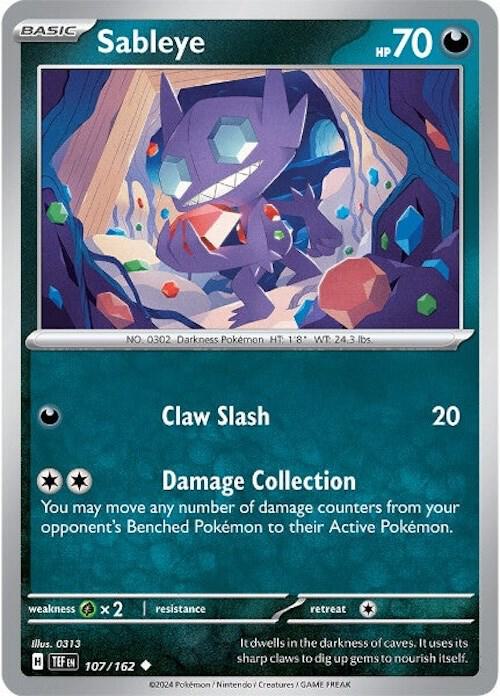 Sableye 107/162 - Temporal Forces