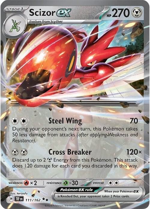 Scizor ex 111/162 - Temporal Forces