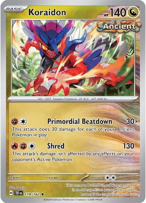 Koraidon 119/162 - Temporal Forces