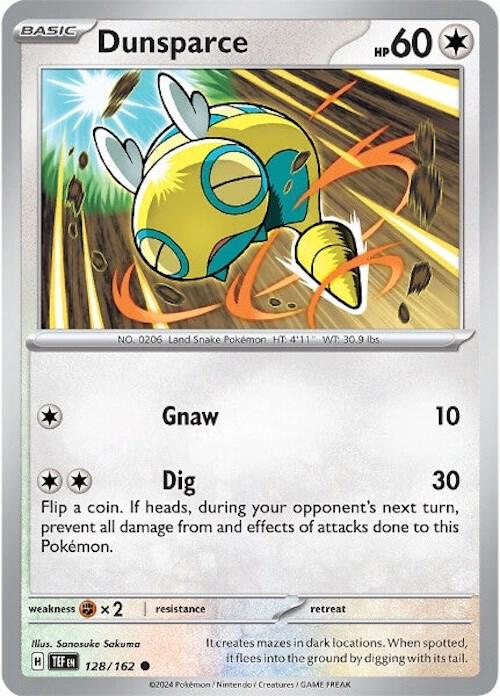 Dunsparce 128/162 - Temporal Forces
