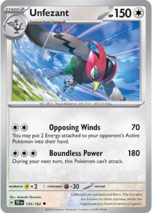 Unfezant 135/162 - Temporal Forces