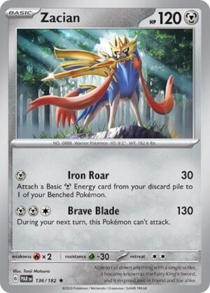 Karta Pokemon Zacian 136/182 - Deck Exclusives
