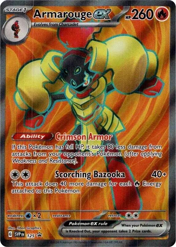 Karta Pokemon Armarouge ex - 125 - SV: Scarlet & Violet Promo Cards 125