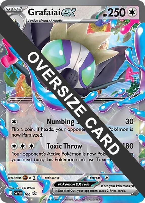 Karta Pokemon Grafaiai ex - 100 (SV: Scarlet & Violet Promo Cards) - Jumbo Cards 100