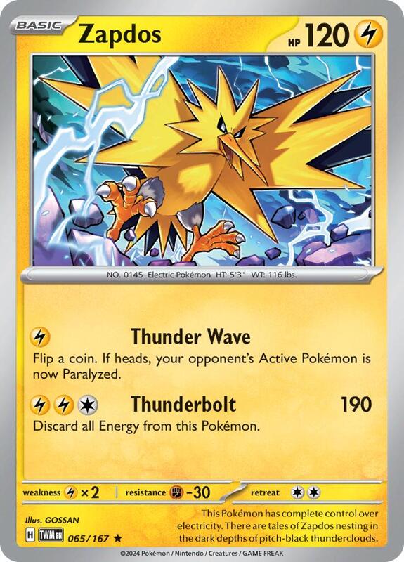 Zapdos 065/167 - Twilight Masquerade