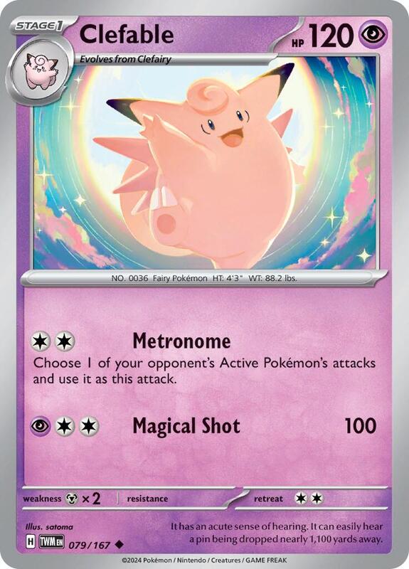Clefable 079/167 - Twilight Masquerade