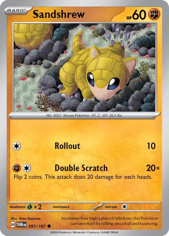Sandshrew 097/167 - Twilight Masquerade
