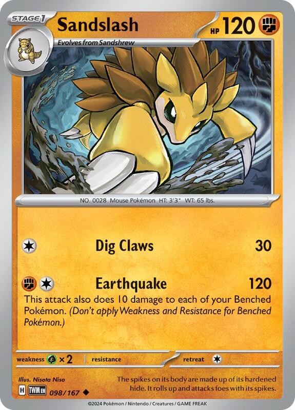 Sandslash 098/167 - Twilight Masquerade
