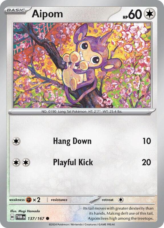 Aipom 137/167 - Twilight Masquerade