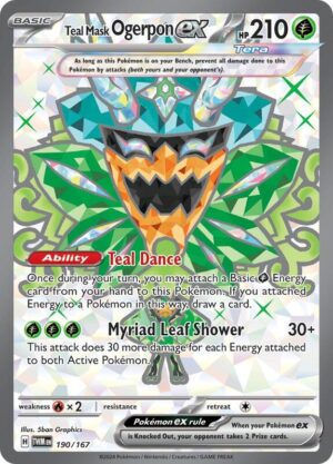 Teal Mask Ogerpon ex 190/167 - Twilight Masquerade