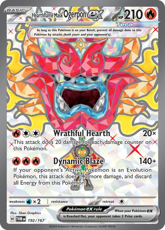 Hearthflame Mask Ogerpon ex 192/167 - Twilight Masquerade