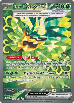 Teal Mask Ogerpon ex 211/167 - Twilight Masquerade