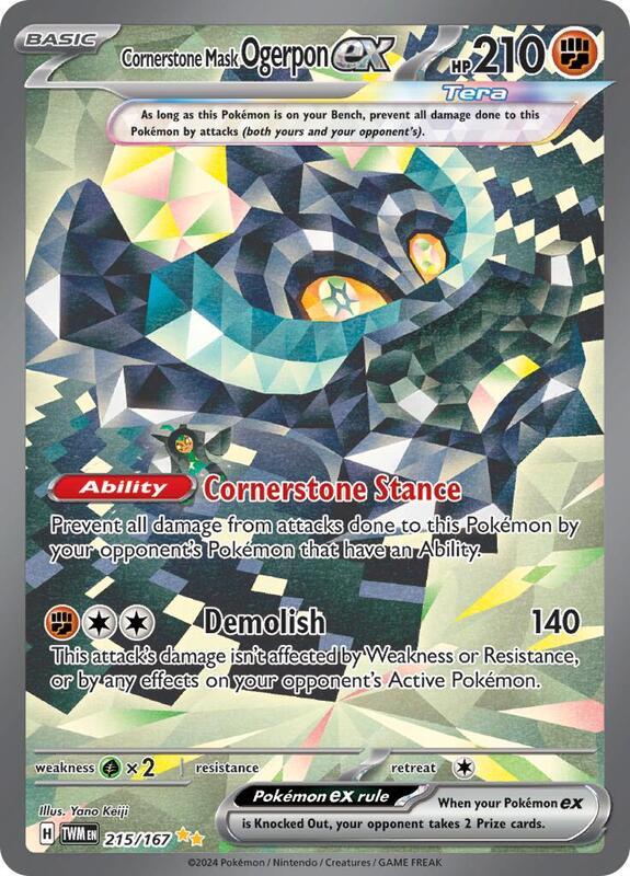 Cornerstone Mask Ogerpon ex 215/167 - Twilight Masquerade