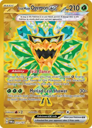 Teal Mask Ogerpon ex 221/167 - Twilight Masquerade