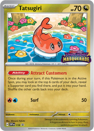Karta Pokemon Tatsugiri - 118 - SV: Scarlet & Violet Promo Cards 118