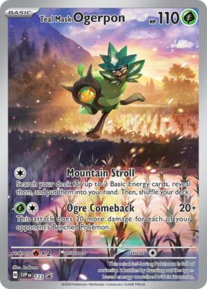 Karta Pokemon Teal Mask Ogerpon - 123 - SV: Scarlet & Violet Promo Cards 123