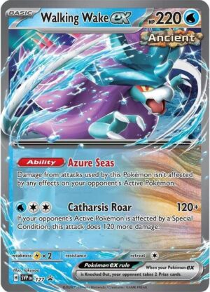 Karta Pokemon Walking Wake ex - 127 - SV: Scarlet & Violet Promo Cards 127