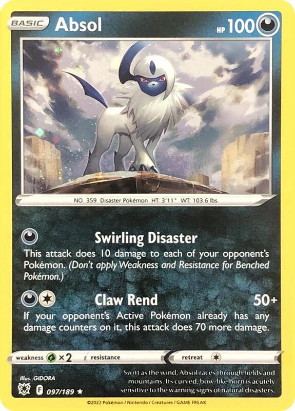 Karta Pokemon Absol 97/189 (Cosmos Holo) - Miscellaneous Cards & Products