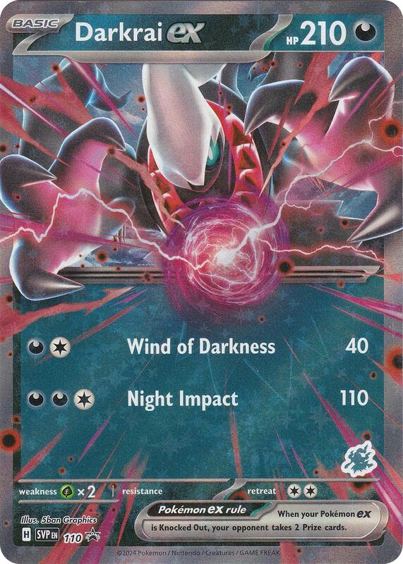 Darkrai ex 110 - Scarlet & Violet Black Star Promos