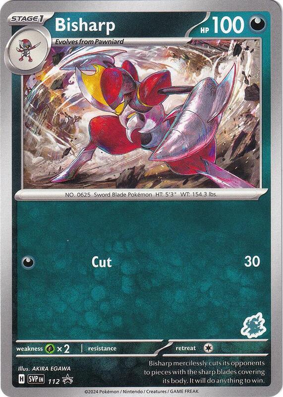 Karta Pokemon Bisharp - Darkrai Deck - Battle Academy 2024 112
