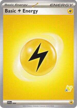 Karta Pokemon Basic Lightning Energy - Pikachu 31 - Battle Academy 2024 4