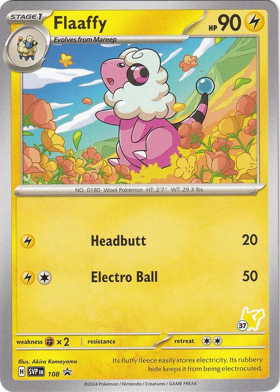 Karta Pokemon Flaaffy - Pikachu 37 - Battle Academy 2024 108