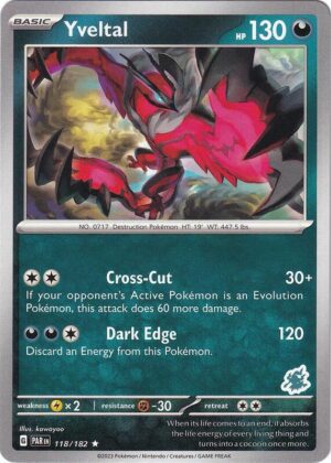 Karta Pokemon Yveltal 118/182 - Darkrai Deck - Battle Academy 2024