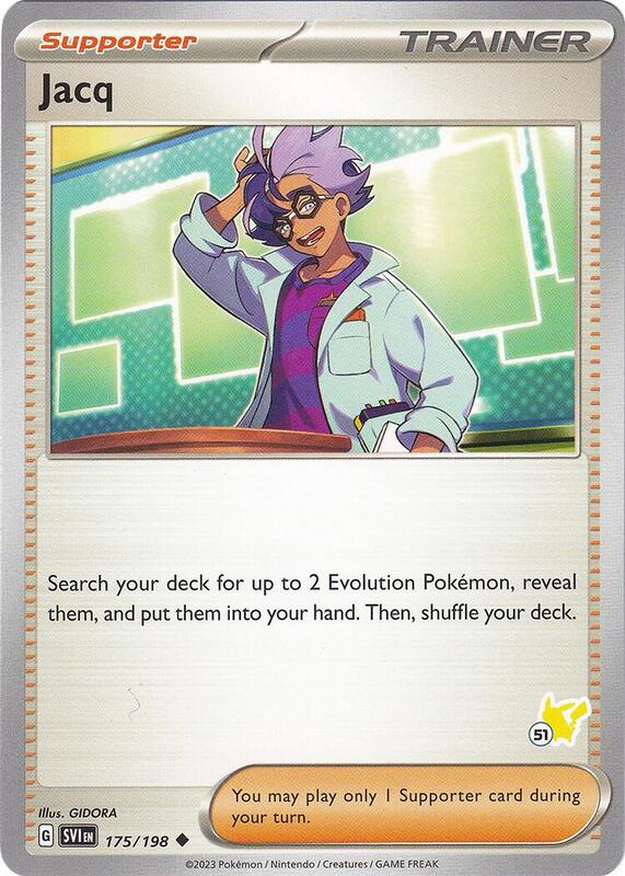 Karta Pokemon Jacq 175/198 - Pikachu 51 - Battle Academy 2024