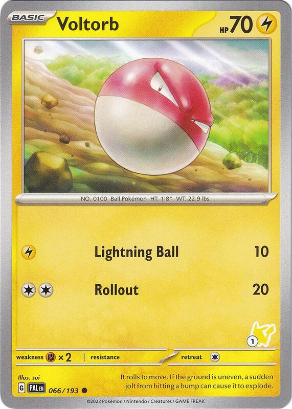 Karta Pokemon Voltorb 66/193 - Pikachu 1 - Battle Academy 2024