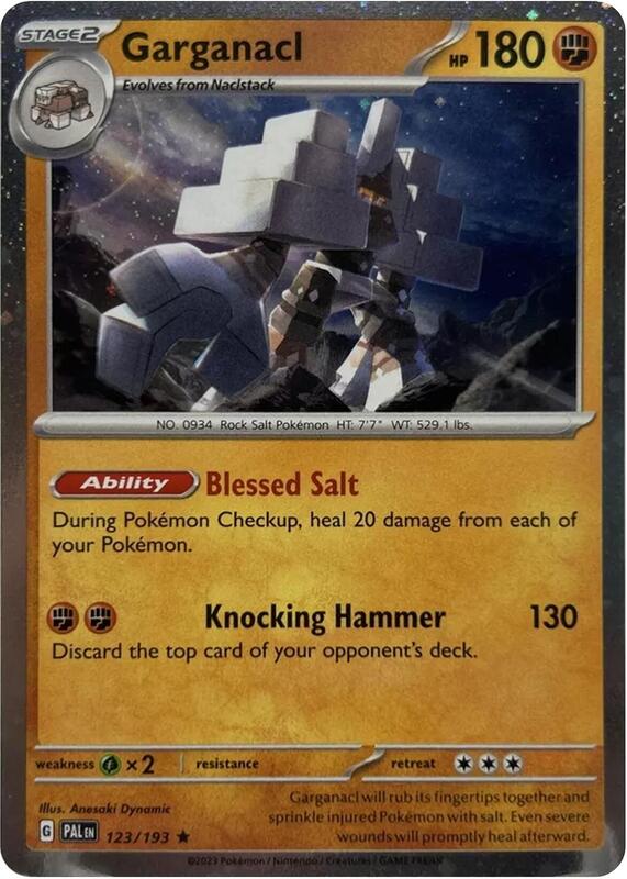 Karta Pokemon Garganacl (Cosmos Holo) 123/193 - Blister Exclusives
