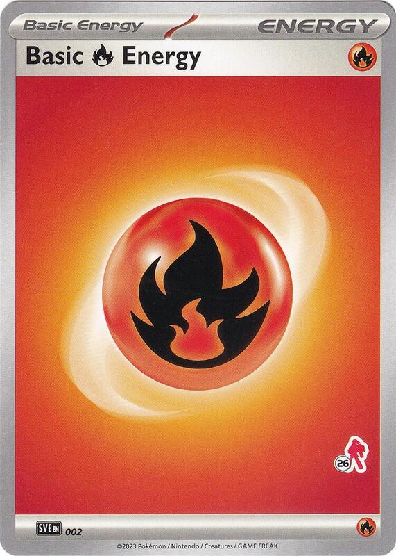 Karta Pokemon Basic Fire Energy - Armarouge 26 - Battle Academy 2024 2
