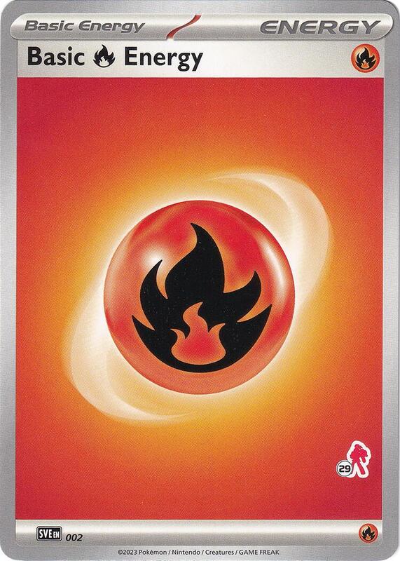 Karta Pokemon Basic Fire Energy - Armarouge 29 - Battle Academy 2024 2