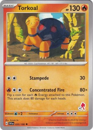 Karta Pokemon Torkoal 35/198 - Armarouge 4 - Battle Academy 2024