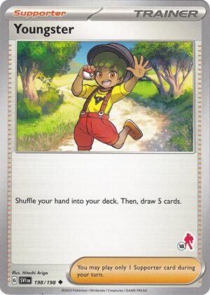 Karta Pokemon Youngster 198/198 - Armarouge 18 - Battle Academy 2024