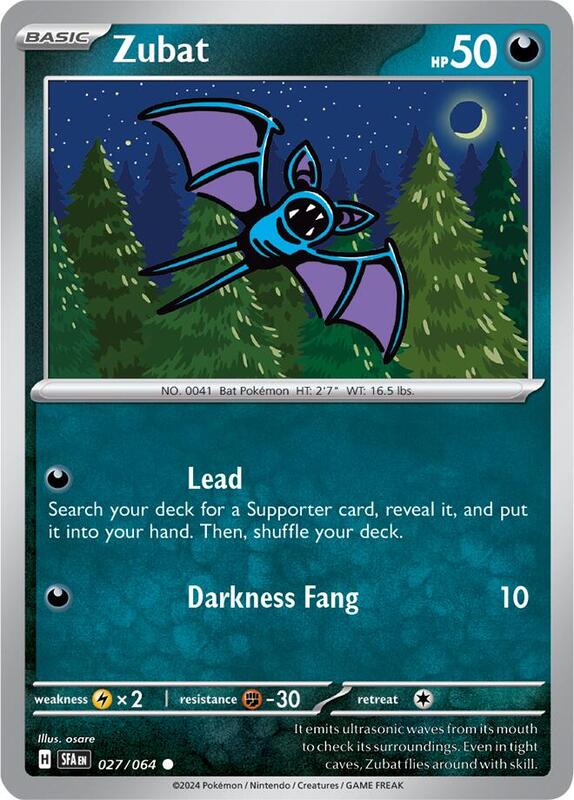 Zubat 027/064 - Shrouded Fable