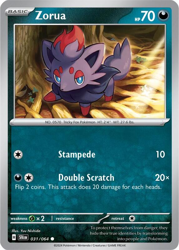 Zorua 031/064 - Shrouded Fable