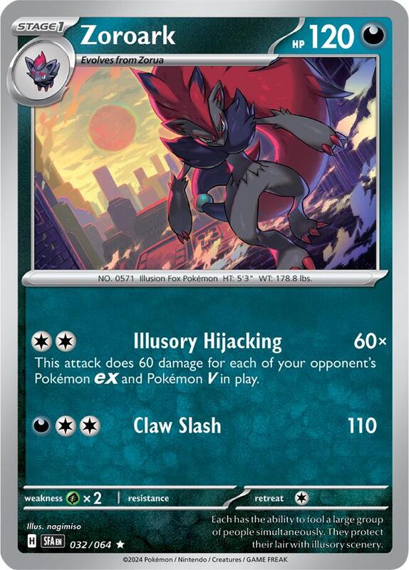 Zoroark 032/064 - Shrouded Fable