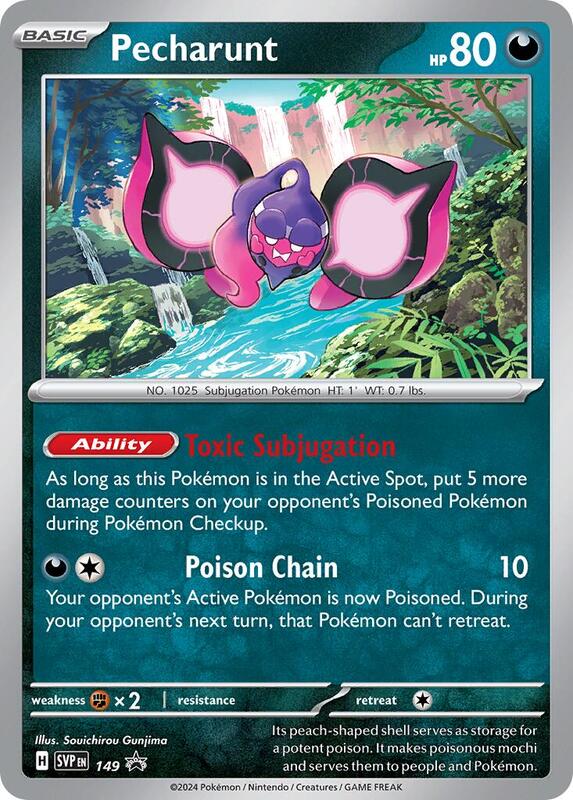 Karta Pokemon Pecharunt - 149 - SV: Scarlet & Violet Promo Cards 149