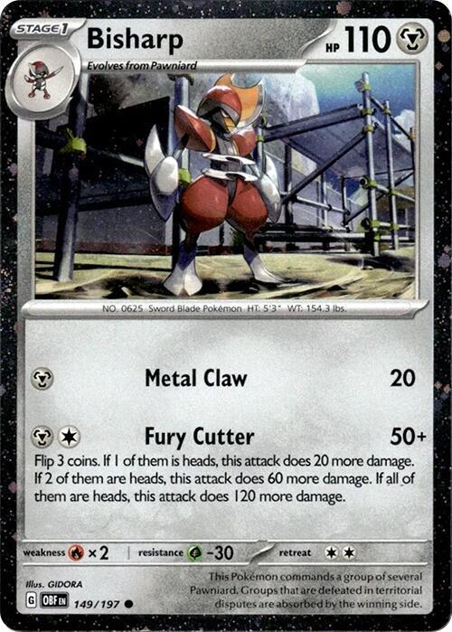 Karta Pokemon Bisharp 149/197 (Cosmos Holo) - Miscellaneous Cards & Products